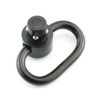 E-outstanding 2Pcs QD Heavy Duty Quick Detachable Sling Swivel Mount Belt Buckle, 1.25 Inch Black - Image 4