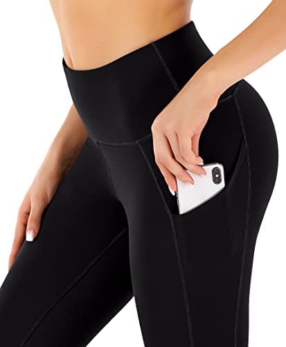 Ewedoos Fleece Lined Leggings with Pockets for Women - Thermal Warm Workout Winter Leggings for Women Yoga Pants for Women - Image 4