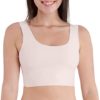 Danskin 2 Pack Laser Wirefree Everyday Comfort Lounge Bralette with Removable Pads - Image 3