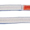Lift-All Company EE2801TFX3 Tuff-Edge Web Sling, Flat Eye and Eye, 2-Ply, 1" x 3', Silver (4) - Image 2