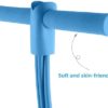 Ruoxian Pedal Resistance Band, Elastic sit up Bands, 4-Tube Pull Rope Multifunctional Tension Rope Body Trainer x Bodybuilding Equipment for Abdomen/Arm/Yoga Stretching Slim Training - Image 5