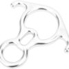 MOSU Bull Horn 8‑Shape Ring Descender 8‑Ring Descent Control Device Downhill Rock Climbing Equipment - Image 3