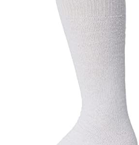 Fruit of the Loom mens Essential 6 Pair Pack Casual Cushioned fashion liner socks, White, 6.5-12 US - pack of 6