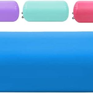 BYBAG Air Barrel Back Roller Inflatable Tumbling Mat with Electric Pump,Tumble Track Gymnastic Equipment Exercise Mats for Home Use,Gym Training,Cheer leading,Yoga…