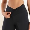 RIOJOY Women Crossover Leggings High Cross Waisted Tummy Control Buttery Soft Sports Gym Workout Running Yoga Pants - Image 5