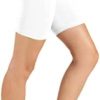 ClothingAve. Women's Active Biker Shorts High Waist Mid Thigh Length Soft Leggings - Image 5