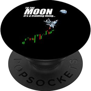 To The Moon Trading, TRX Tron Coin Crypto Token Millionare PopSockets Swappable PopGrip