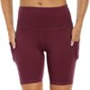3 Pack High Waist Out Pocket Yoga Short 8"/5" Tummy Control Workout Shorts Running Athletic Non See-Through Active Shorts - Image 3
