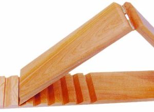 3B Scientific Eucalyptus Wood Quadriceps Board, 52" Length x 4-1/2" Width