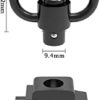 FSI 2 Pack QD Sling Swivel Mount for 2 Point Traditional Sling - Image 2
