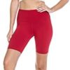Leggings Depot High Waisted Workout Athletic Running Yoga Shorts with Hidden Inner Pocket - Image 5
