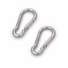 SHONAN.SYSTEMS 4 Inch Carabiner Clips- 2 Pack Heavy Duty Stainless Steel Spring Snap Hook D Ring Carabiners for Outdoor Camping, Swing, Hammock, Hiking, 400lbs Capacity - Image 6
