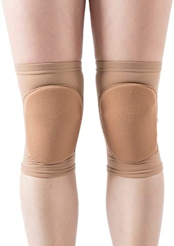 DANCEYOU Dance Knee Pads Hard Sponge Volleyball Knee Brace for Big Kid Teen Adults Football Pole Dancer Workout Knee Protector - Image 2