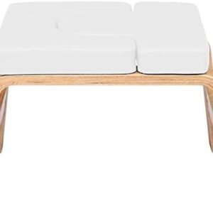 Erus Wooden Yoga Inversion Stool White