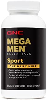 GNC Mega Men Sport One Daily Mens Multivitamin, 60 CAPLETS - Image 4