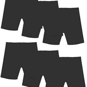 FreeNFond Girls Dance Shorts for Sports, Play Or Under Skirts, Pack of 6