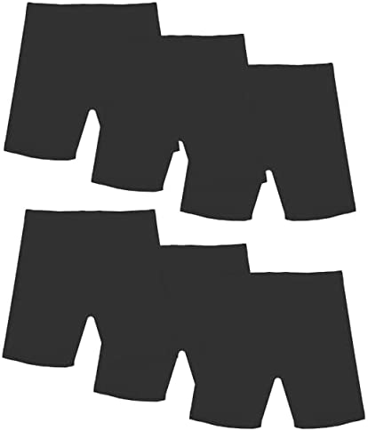 FreeNFond Girls Dance Shorts for Sports, Play Or Under Skirts, Pack of 6