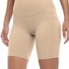 Colorfulkoala Women's High Waisted Seamless Biker Shorts with Pockets 8" Inseam Workout & Yoga Tights - Image 3