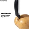Rainspire 3-Piece Peeler Set, Premium Swivel Vegetable Peeler, Kitchen Gadgets Apple Peeler Potato Peeler Veggie Peeler Fruit Peeler, Dishwasher Safe Kitchen Accessories, Black - Image 6