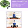 MengK Yoga Daisy Chains Multi-Loop Yoga Strap Nonelastic Stretching Band - Image 5