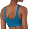 Champion Women's Soft Touch Compression Racerback, Moisture-Wicking Athletic Sports Bra, Fresh Teal, Medium - Image 2