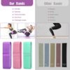 Resistance Bands for Working Out Exercise 3 Resistance Levels Equipment for Home,Elastic and Non-Slip Strength Bands for Women Training for Leg and Glute Squats - Image 4