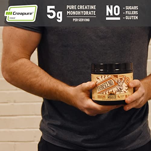Earth Fed Muscle Transcend Creatine Monohydrate - 100% German Creapure, Muscle Recovery, Muscle Building, Cellular Energy Production - Gluten Free, Soy Free - Unflavored 5g per Serving, 60 Servings - Image 2