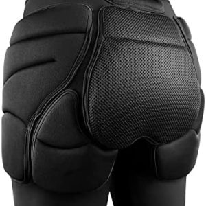 Soared 3D Protection Hip Butt XPE Padded Shorts for ski, ice Skating, Snowboarding, Skateboard for Men Women