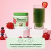 Bloom Nutrition Green Superfood | Super Greens Powder Juice & Smoothie Mix | Complete Whole Foods (Organic Spirulina, Chlorella, Wheat Grass), Probiotics, Digestive Enzymes, & Antioxidants (Berry) - Image 4