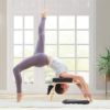 ROBDAE Yoga Inverted Stool Yoga Inverted Inverted Stool Fitness Training Equipment Home Gym Black Wooden Yoga Inverted Stool Chair Suitable for Practicing Handstand - Image 3