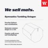 We Sell Mats Gymnastics Octagon Skill Shape Tumbling Mat, Somersault Backbend Trainer for Gymnastics, Cheerleading and Martial Arts - Image 2