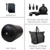 Zinco Air Barrel Gymnastics Kit - Inflatable Tumbling Barrel - Gymnastics Roller Barrel for Cheerleading Dance & Yoga - w/ Electric Air Pump Patch Kit & Travel Bag - 23x46” - Image 3