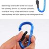 OMUKY Multicolor Carabiners Hook Clips Camping Accessories Buckle for Outdoor Hiking Traveling - Image 5
