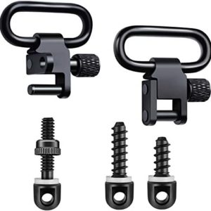 Anovo Two Point Traditional Sling Attachments Mounts with 3 Pieces Sling Swivel Studs