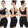 Womens Sports Bras, Yoga Comfort Seamless Stretchy Sports Bra for Women 3 Pack - Image 2