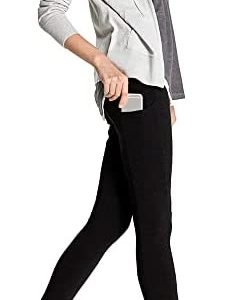No nonsense Women’s Cotton Lounge Legging with Tech Pocket