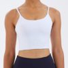 Women's Strappy Stretch Sports Bra Longline Yoga Tank Top Fitness Bra Workout Camisole Crop Tops for Teen Girl - Image 2