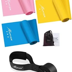 HPYGN Exercise Band, 5.9ft Resistance Bands Loop, Fitness Door Anchor for Home Gym Workout, Strength Training, Physical Therapy Bands