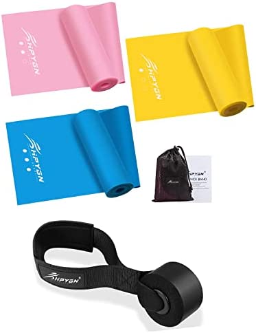 HPYGN Exercise Band, 5.9ft Resistance Bands Loop, Fitness Door Anchor for Home Gym Workout, Strength Training, Physical Therapy Bands