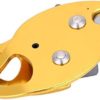 REOUG Self-Braking Stop Descender for 11-12.5mm Rope Clamp Grab Rescue Rappel Ring Climbing Gear - Image 9