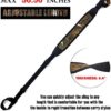 HUNTPAL 2 Point Non-swivel Slip On Camo Shotgun Sling with Thumb Loop, Comfortable Neoprene Anti-slip Universal Heavy Duty Airgun Airsoft Gun Rifle Crossbow Sling Camouflage Strap with Length Adjuster - Image 4