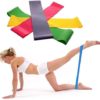 Yuanjay Resistance Exercise Pilates Loop Fitness Home Workout Band Training Yoga Fitness & Yoga Equipment Yoga Stretching Strap (Random delivery, One Size) - Image 4