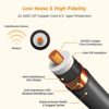 3 Pack Guitar Flat Patch Cables, 6 Inch Guitar Effect Pedal Cable, 1/4" TS Right Angle, Low Profile Pancake Design, Maximize Pedalboard Space - Image 5