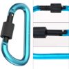 WAKUSEI Carabiner Clips Hook for Home, Rv, Camping, Fishing, Hiking, Traveling Improved Durable Spring 7 Packs - Image 4