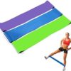 Yuanjay Resistance Exercise Pilates Loop Fitness Home Workout Band Training Yoga Fitness & Yoga Equipment Yoga Stretching Strap (Random delivery, One Size) - Image 3