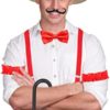 Keymall Barbershop Quartet Costume Accessory 6 Pieces for Circus Barker Roaring 1920's Vintage Halloween Dress Up Costume - Image 6