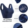 SPRIMEMONG Women's Light Support Sport Bra Wireless Comfy Bra-Seamless Yoga Crop Tops - Image 6