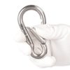SHONAN.SYSTEMS 4 Inch Carabiner Clips- 2 Pack Heavy Duty Stainless Steel Spring Snap Hook D Ring Carabiners for Outdoor Camping, Swing, Hammock, Hiking, 400lbs Capacity - Image 4