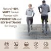 Designer Wellness Designer Whey Natural 100% Whey Protein Powder with Probiotics, Fiber, and Key B-Vitamins for Energy, Gluten-free, Non-GMO, Gourmet Chocolate 2 lb - Image 3