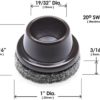 GorillaFelt CB2594 Replacement 1 Inch Swivel Felt Cap Inserts for use with GorillaFelt CB259 / CB259-16 and GorillaGlides CB213 (Includes 16 Felt Caps) Plastic Glide Body Sold Separately - Image 6